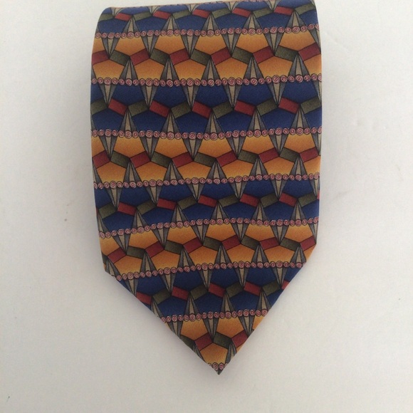 JERRY GARCIA PATTERNED SILK TIE - Picture 4 of 9